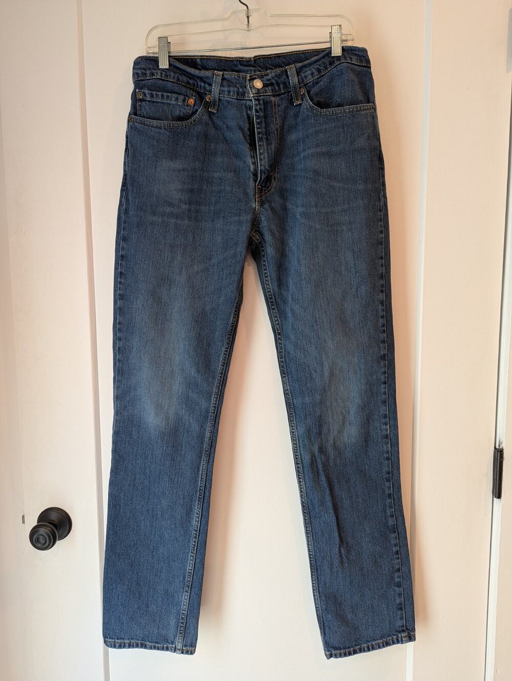 Levi 511 Mens 34W 34L Denim Jeans Slim Fit Staple Classic Essential